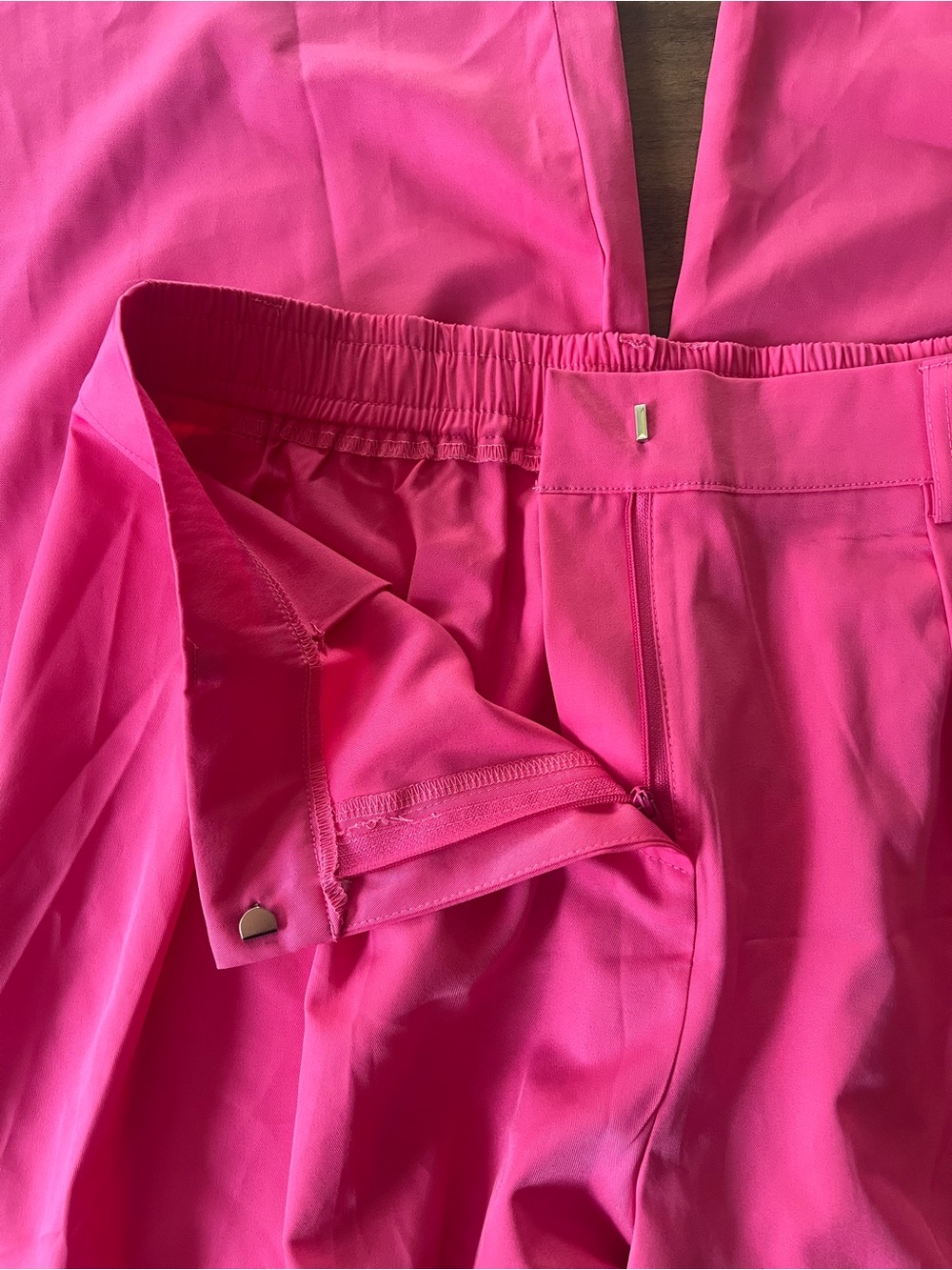 Nleyook XL Hot Pink New Wide Leg Pants - Picture 4 of 7